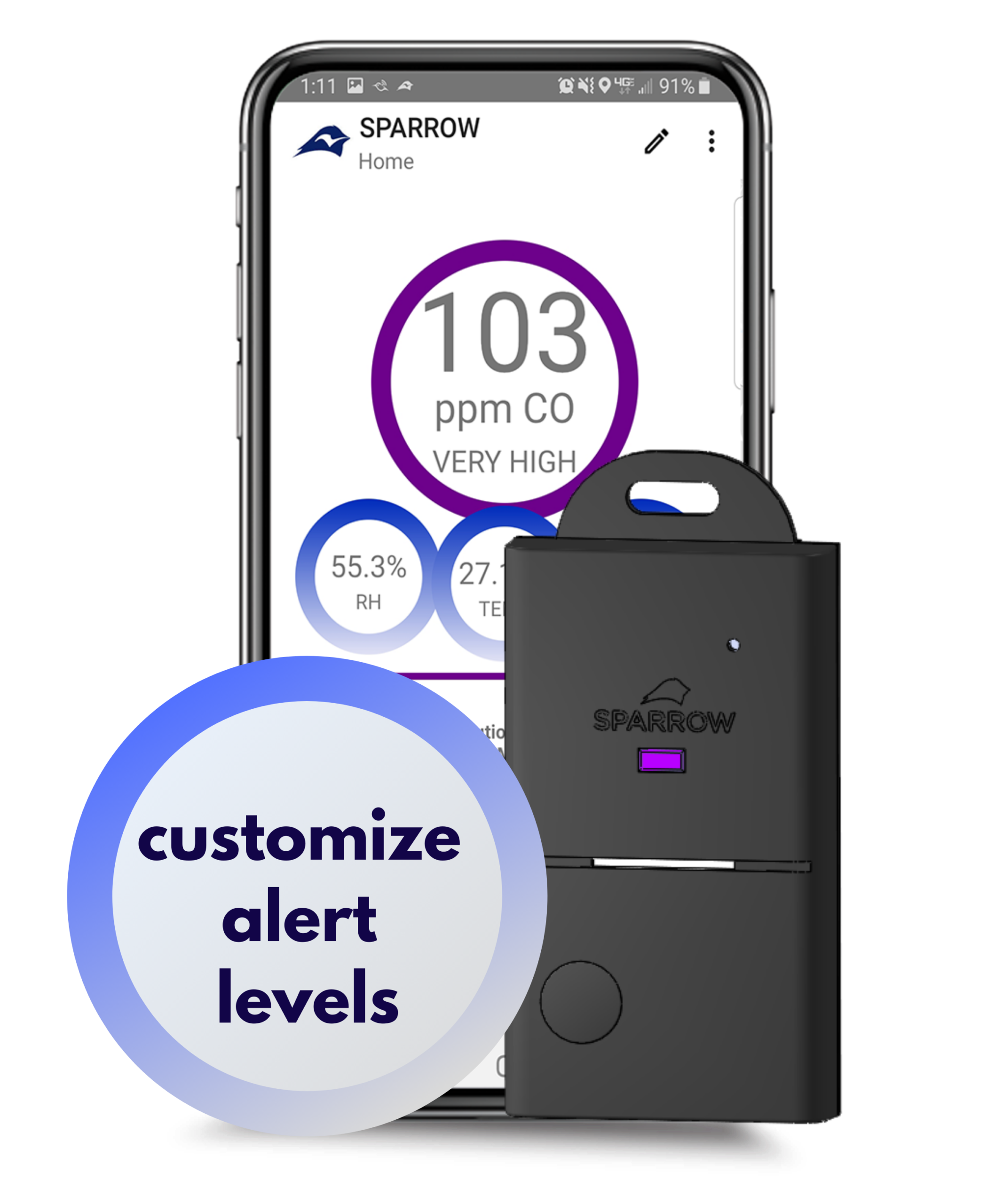 SPARROW CO & Air Quality Monitor - Image 6