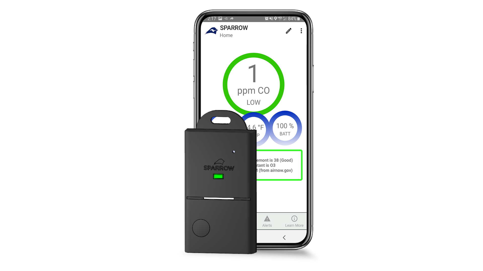 SPARROW CO & Air Quality Monitor